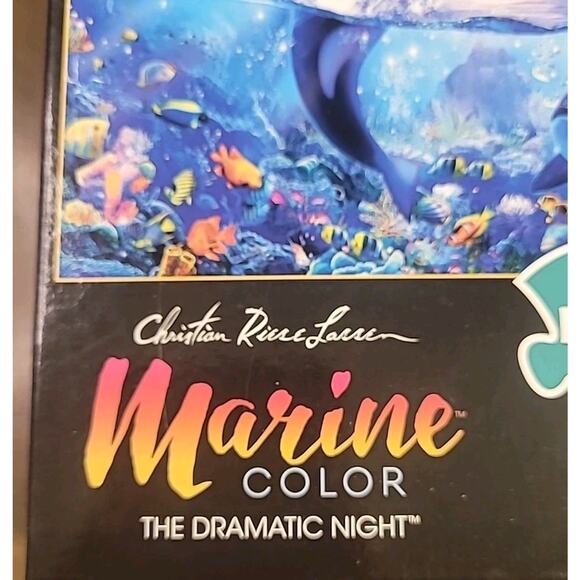 Buffalo Games - The Dramatic Night 1000 Piece Jigsaw Puzzle, 26.75"L X 19.75"W - Picture 4 of 6